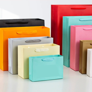 Custom Kraft Paper Shopping Bags with Handles | Eco-Friendly Retail Packaging Bags with Logo