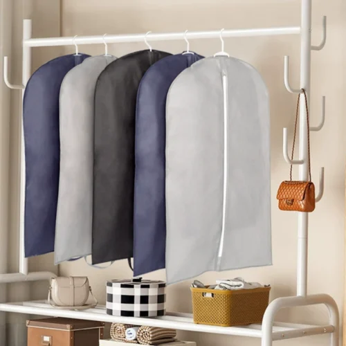 1 Custom Non-Woven Garment Bags | Reusable Suit Covers for Clothing Storage & Travel