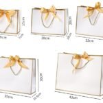 Custom Ribbon Gift Paper Bags | Luxury Printed Shopping Bags Manufacturer