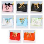 Custom Ribbon Gift Paper Bags | Luxury Printed Shopping Bags Manufacturer