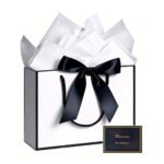 Custom Ribbon Gift Paper Bags | Luxury Printed Shopping Bags Manufacturer