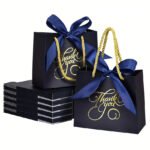 Custom Ribbon Gift Paper Bags | Luxury Printed Shopping Bags Manufacturer