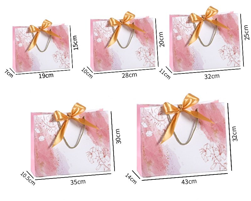 Custom Ribbon Gift Paper Bags | Luxury Printed Shopping Bags Manufacturer