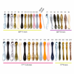 Wholesale Silicone Cosmetic Spatula with Custom Logo