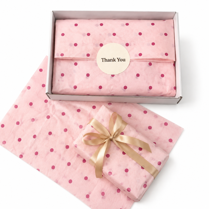 Custom Printed Tissue Paper | Logo Wrapping Paper for Packaging
