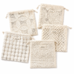 Custom Lace Drawstring Pouches | Luxury Jewelry & Wedding Gift Packaging Bags
