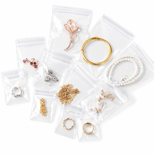 ChatGPT Image 2026年8月21日 10_38_32 Custom Clear Zip Lock Bags for Jewelry Packaging | Resealable PE Storage Bags