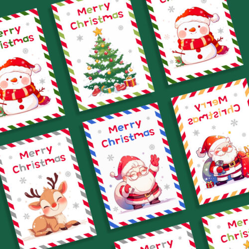 z Custom Holiday Greeting Cards with Logo | Sayup Packaging